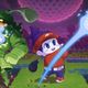 A golfer smacks a ball in Cursed to Golf.